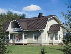 Двухскатные крыши частных домов