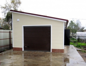 Односкатная крыша для гаража своими руками