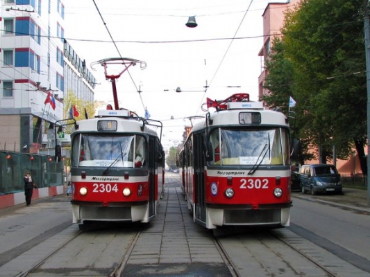 В Москве запланировали построить четыре трамвайные линии