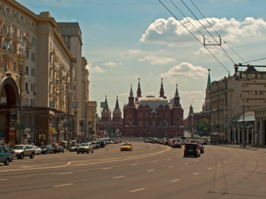 В центре Москвы начались работы по благоустройству улиц
