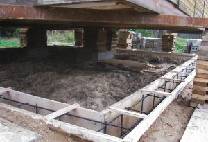 Реконструкция фундамента деревянного дома