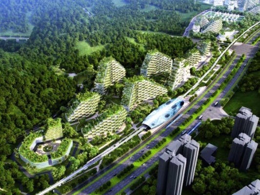 В Китае начали строить первый в мире Forest City