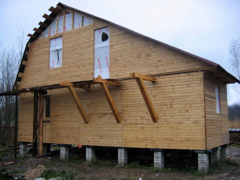 Инструкция по монтажу крыши пристройки к дому, даче, загородному коттеджу 