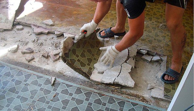 Укладка ламината на бетонный пол с подложкой