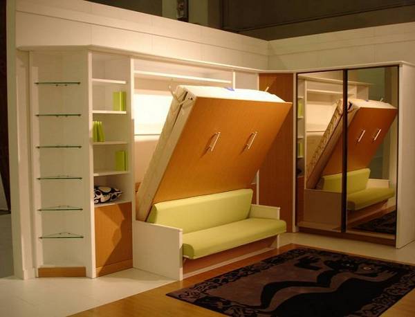 Диван-кровать-шкаф: мебель-трансформер