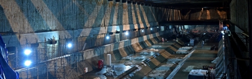 Началось строительство тоннеля соединительной ветки станции метро «Нижегородская» с электродепо