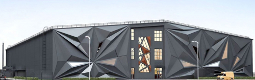 3D-фасад в стиле оригами украсит ледовый дворец в Новой Москве