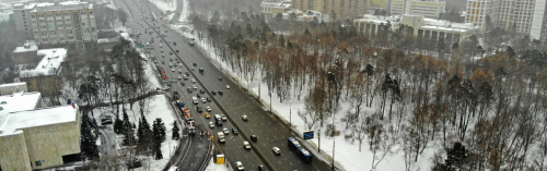 Новая разворотная эстакада разгрузит Волоколамское шоссе: фотолента