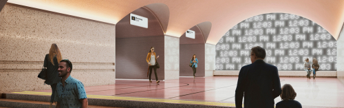Интерактивное табло станет арт-объектом станции метро «Ржевская» на БКЛ