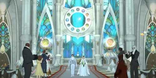 Теперь в Японии можно пожениться в стиле онлайн-игры Final Fantasy XIV (12 фото + видео)