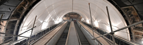 На станции БКЛ метро «Авиамоторная» начали строить тоннель для эскалаторов