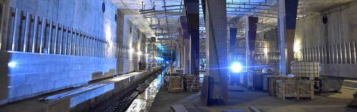 Начался основной этап строительства станции БКЛ метро «Мнёвники»