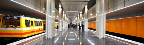 На первом участке Некрасовской линии метро запущен пробный поезд