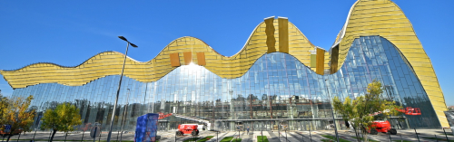 Хуснуллин: уникальную крышу Дворца гимнастики в Лужниках испытали в аэротрубе