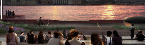 На набережной Марка Шагала появятся кафе и смотровые площадки