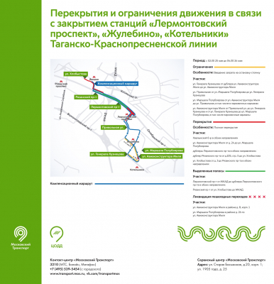 Для запуска Некрасовской линии метро ограничат движение транспорта в ЮВАО
