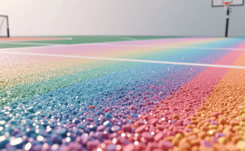 Технологии укладки бесшовного резинового покрытия на неровные основания